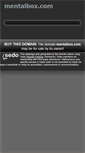 Mobile Screenshot of mentalbox.com